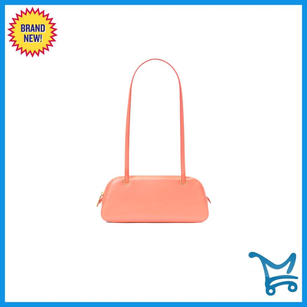 Fine Leather Shoulder Bag With Adjustable Strap, Spacious Interior